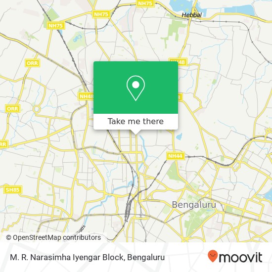 M. R. Narasimha Iyengar Block map