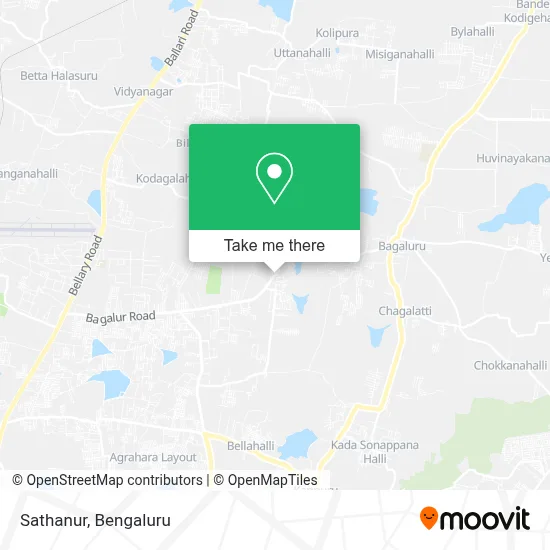 Sathanur map
