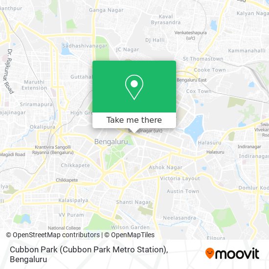 Cubbon Park (Cubbon Park Metro Station) map