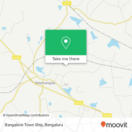 Bangalore Town Ship map