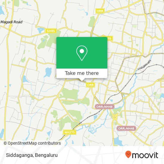 Siddaganga map