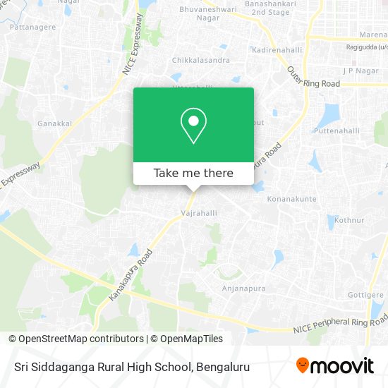 Sri Siddaganga Rural High School map