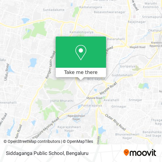 Siddaganga Public School map