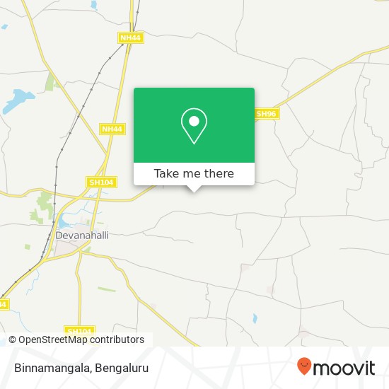 Binnamangala map