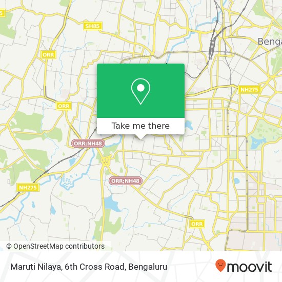 Maruti Nilaya, 6th Cross Road map