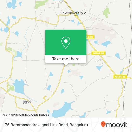 76 Bommasandra Jigani Link Road map