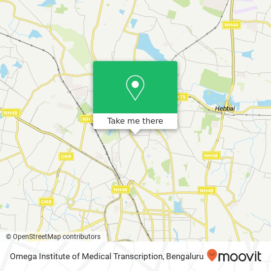 Omega Institute of Medical Transcription map