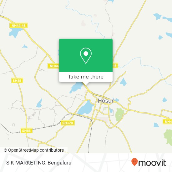 S K MARKETING map