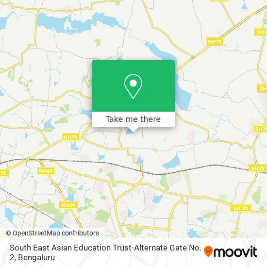 South East Asian Education Trust-Alternate Gate No. 2 map