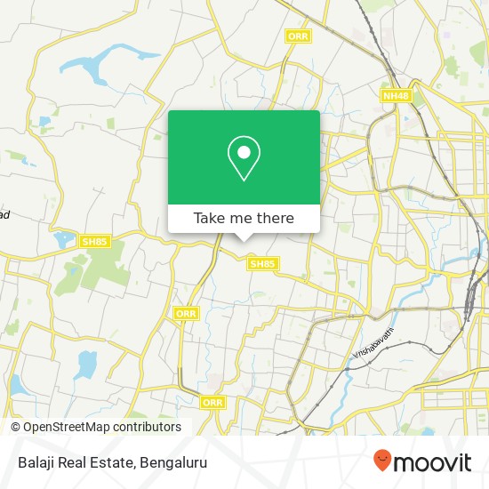 Balaji Real Estate map