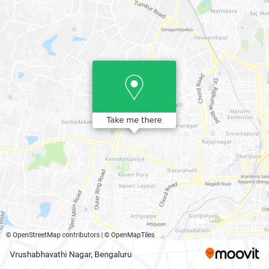 Vrushabhavathi Nagar map