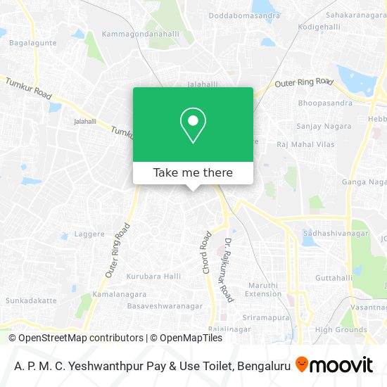 A. P. M. C. Yeshwanthpur Pay & Use Toilet map