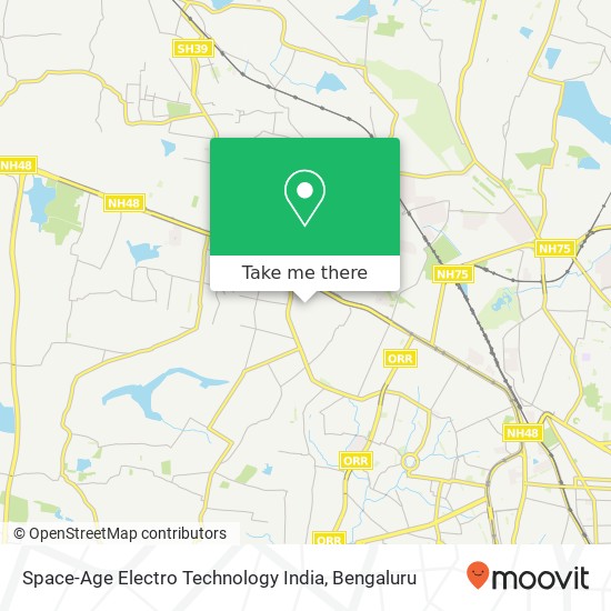 Space-Age Electro Technology India map
