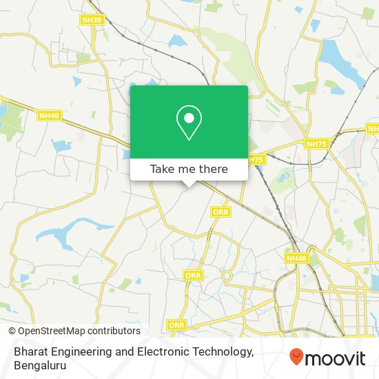 Bharat Engineering and Electronic Technology map