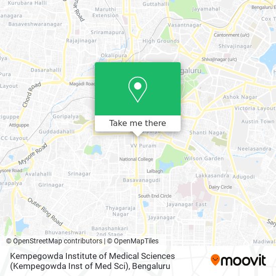 Kempegowda Institute of Medical Sciences (Kempegowda Inst of Med Sci) map