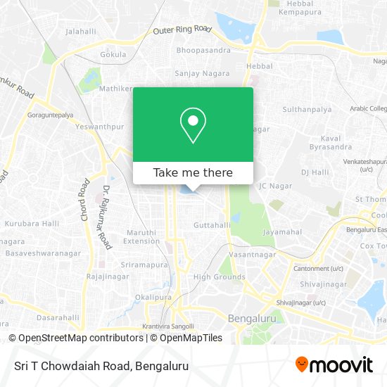 Sri T Chowdaiah Road map