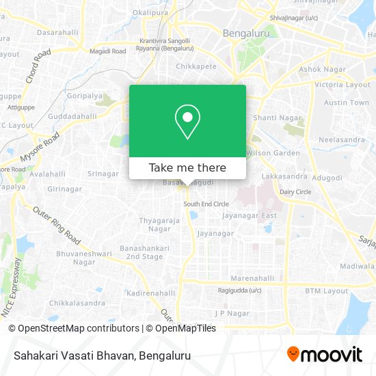 Sahakari Vasati Bhavan map