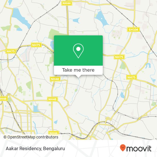 Aakar Residency map