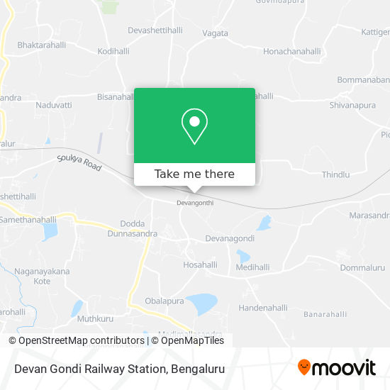 Devan Gondi Railway Station map