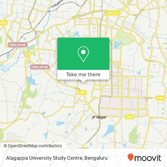 Alagappa University Study Centre map