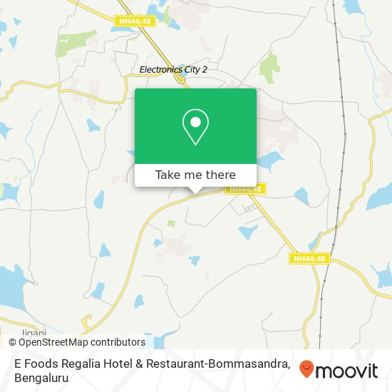 E Foods Regalia Hotel & Restaurant-Bommasandra map