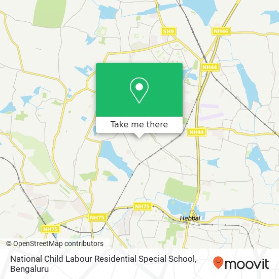 National Child Labour Residential Special School map