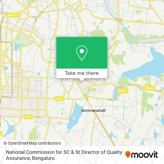 National Commission for SC & St Director of Quality Assurance map