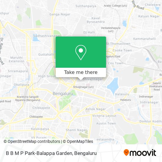 B B M P Park-Balappa Garden map