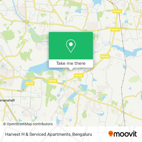 Harvest H & Serviced Apartments map