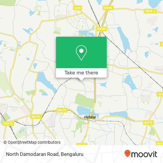 North Damodaran Road map