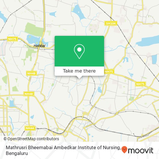 Mathrusri Bheemabai Ambedkar Institute of Nursing map