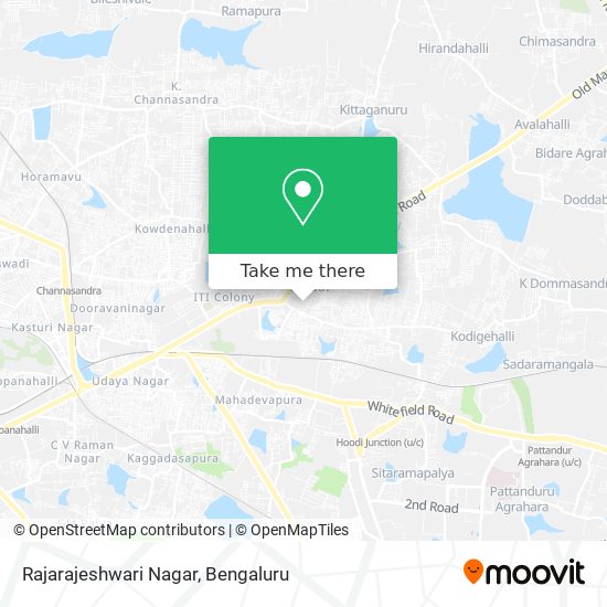 Rajarajeshwari Nagar map