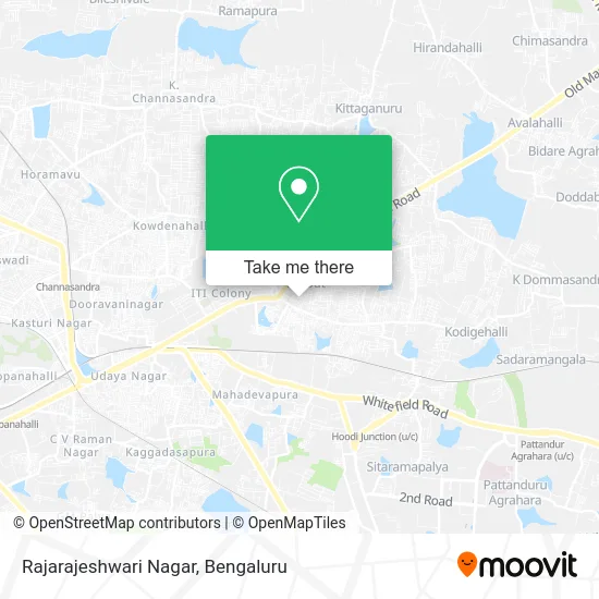 Rajarajeshwari Nagar map