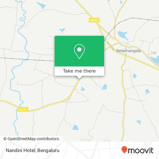 Nandini Hotel map