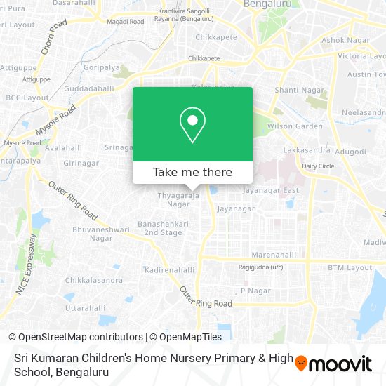 Sri Kumaran Children's Home Nursery Primary & High School map