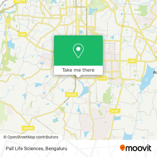 Pall Life Sciences map