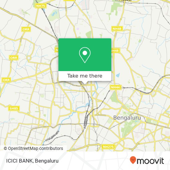 ICICI BANK map