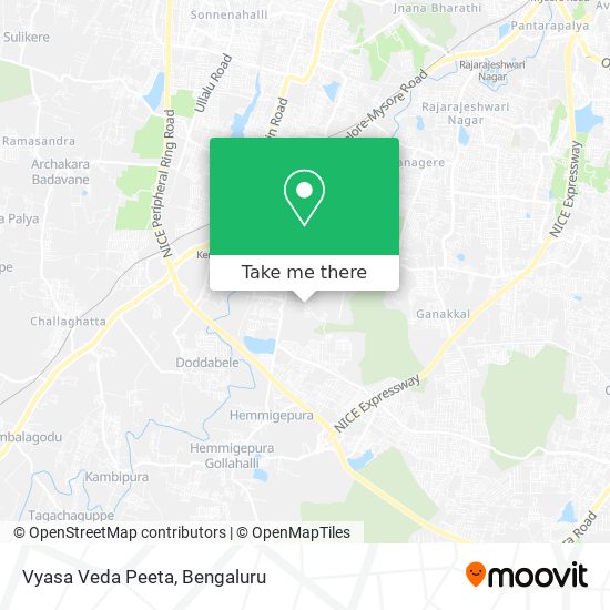 Vyasa Veda Peeta map