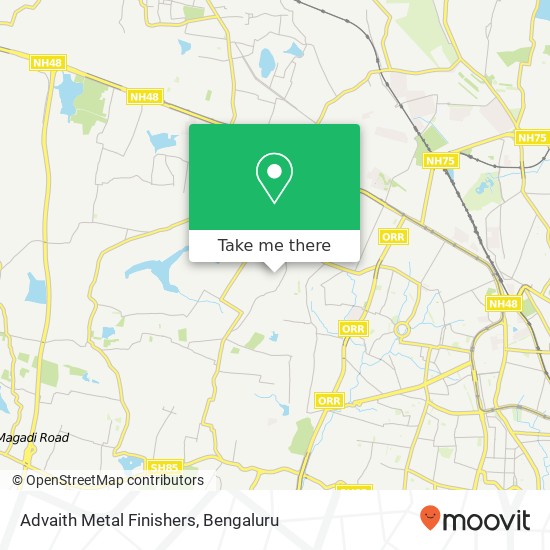 Advaith Metal Finishers map