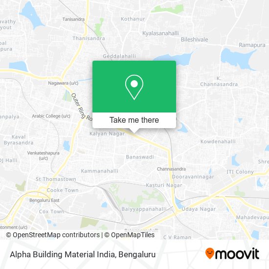 Alpha Building Material India map