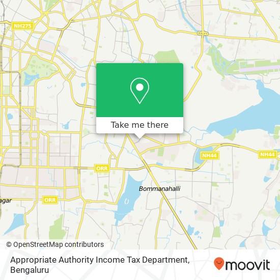 Appropriate Authority Income Tax Department map
