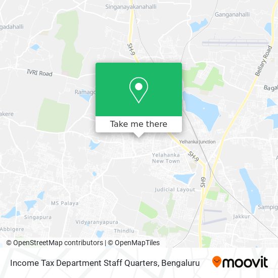 Income Tax Department Staff Quarters map