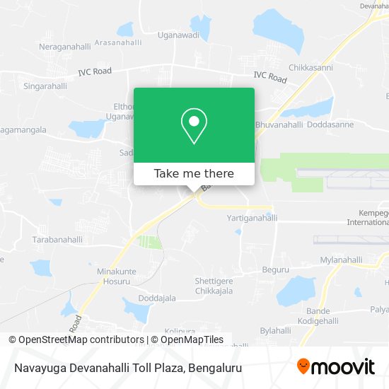 Navayuga Devanahalli Toll Plaza map