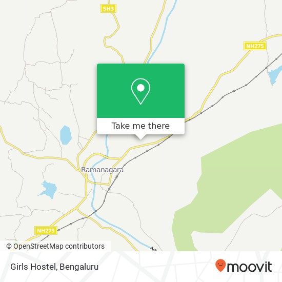 Girls Hostel map