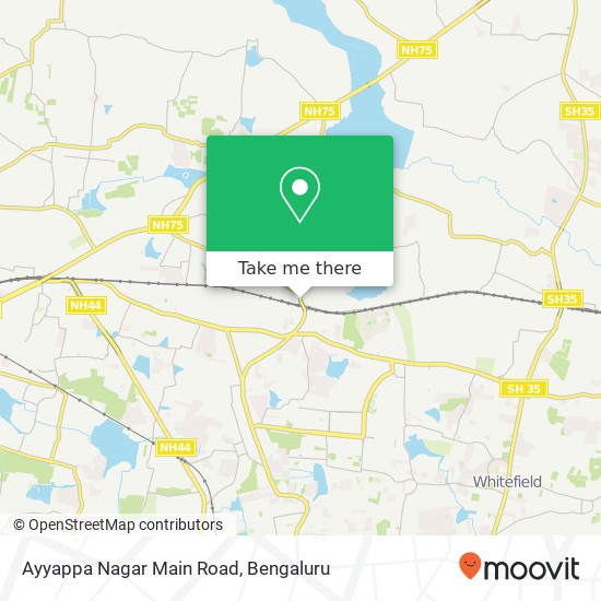 Ayyappa Nagar Main Road map