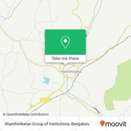 Shanthiniketan Group of Institutions map