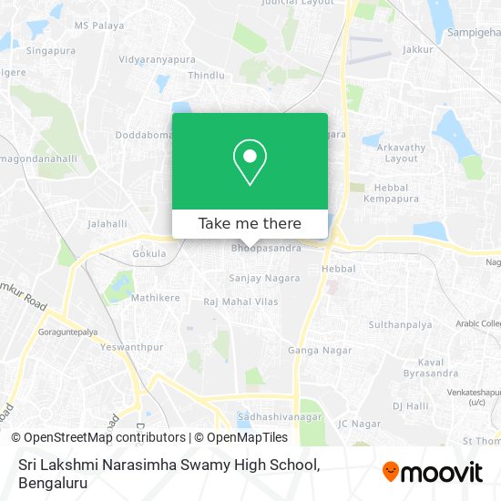 Sri Lakshmi Narasimha Swamy High School map