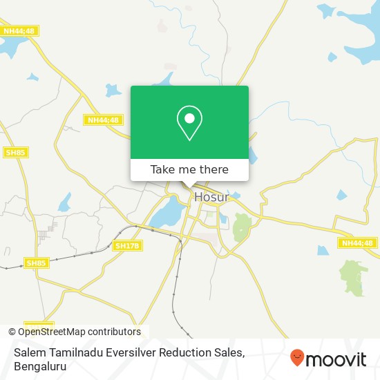 Salem Tamilnadu Eversilver Reduction Sales map