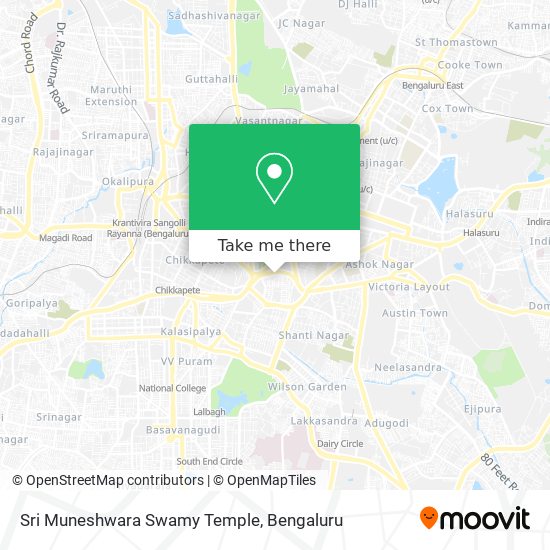 Sri Muneshwara Swamy Temple map