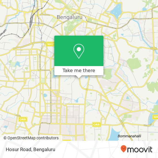 Hosur Road map